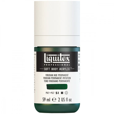 Tinta Acrílica Liquitex Soft Body 59ml S1 398 Viridian Hue Permanent
