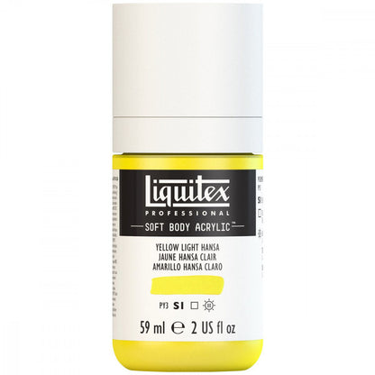 Tinta Acrílica Liquitex Soft Body 59ml S1 411 Yellow Light Hansa