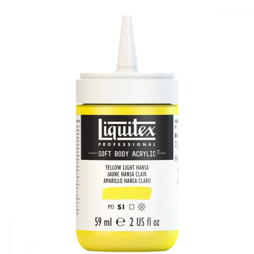 Tinta Acrílica Liquitex Soft Body 59ml S1 411 Yellow Light Hansa