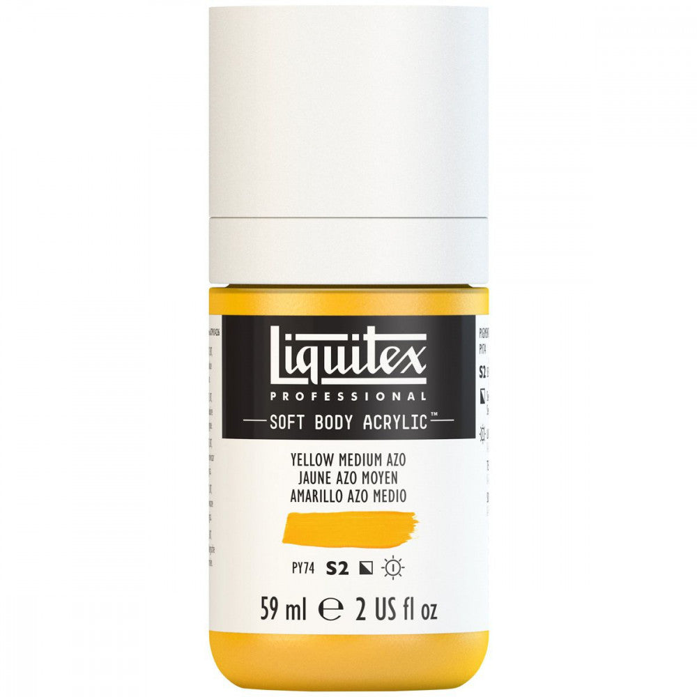 Tinta Acrílica Liquitex Soft Body 59ml S2 412 Yellow Medium Azo