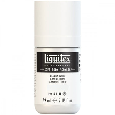 Tinta Acrílica Liquitex Soft Body 59ml S1 432 Titanium White
