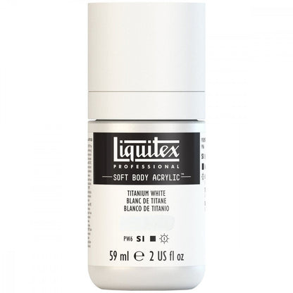 Tinta Acrílica Liquitex Soft Body 59ml S1 432 Titanium White