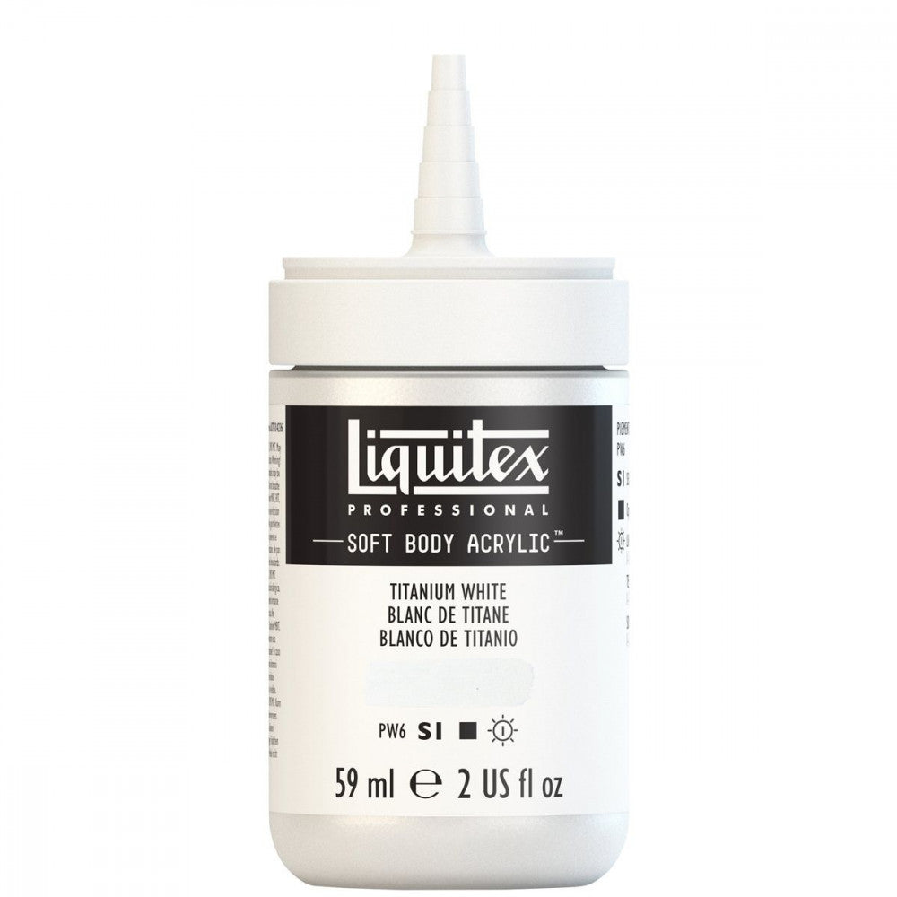 Tinta Acrílica Liquitex Soft Body 59ml S1 432 Titanium White