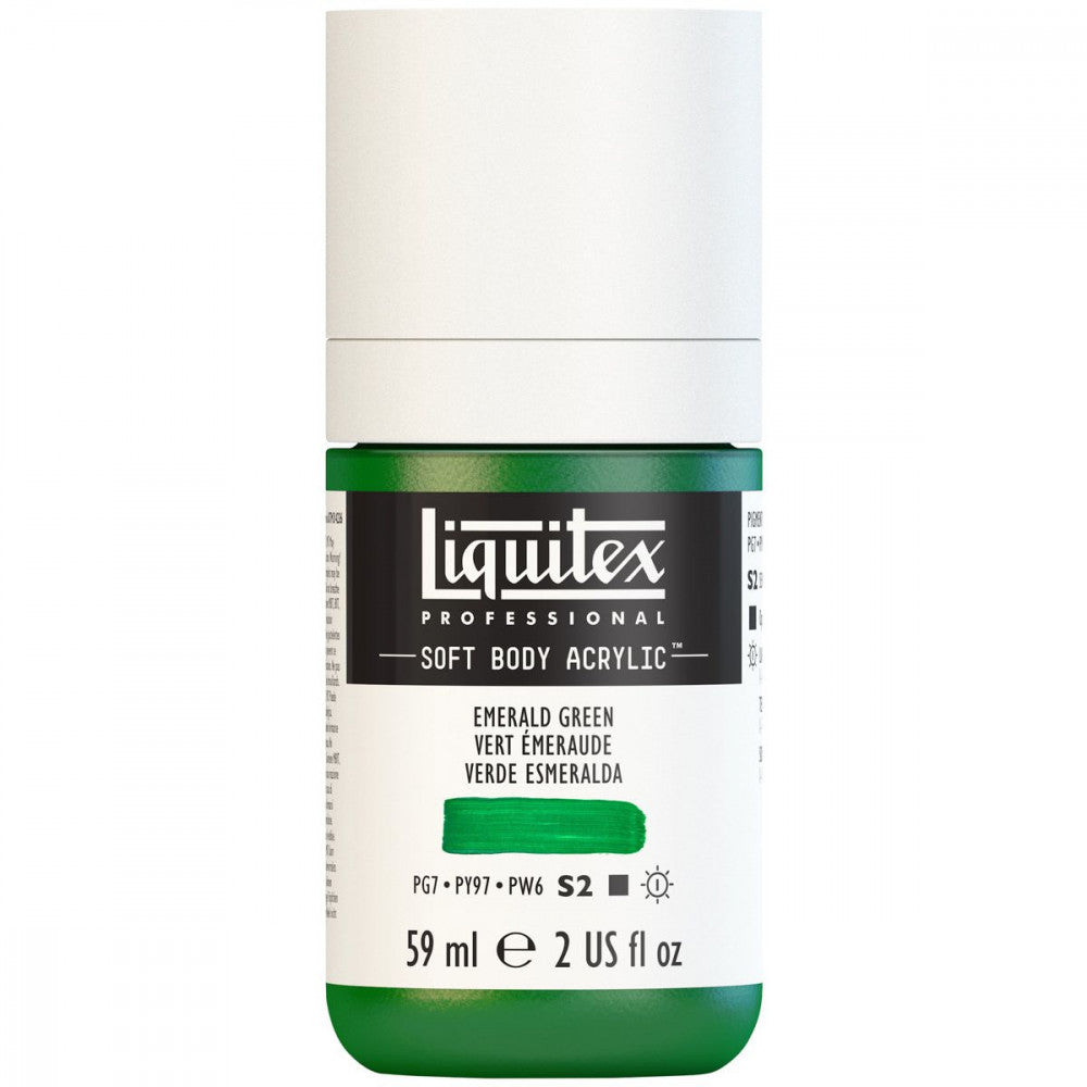 Tinta Acrílica Liquitex Soft Body 59ml S2 450 Emerald Green