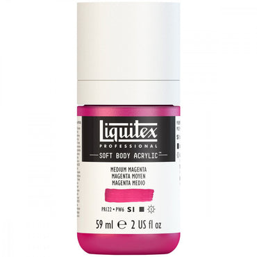 Tinta Acrílica Liquitex Soft Body 59ml S1 500 Medium Magenta