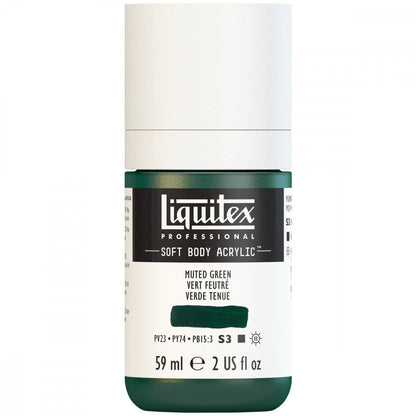 Tinta Acrílica Liquitex Soft Body 59ml S3 501 Muted Green