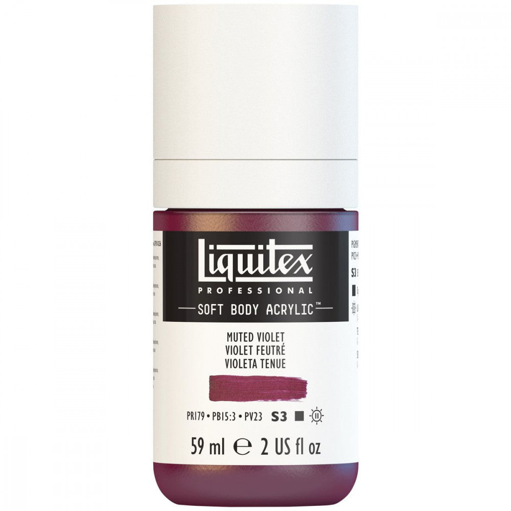 Tinta Acrílica Liquitex Soft Body 59ml S3 502 Muted Violet