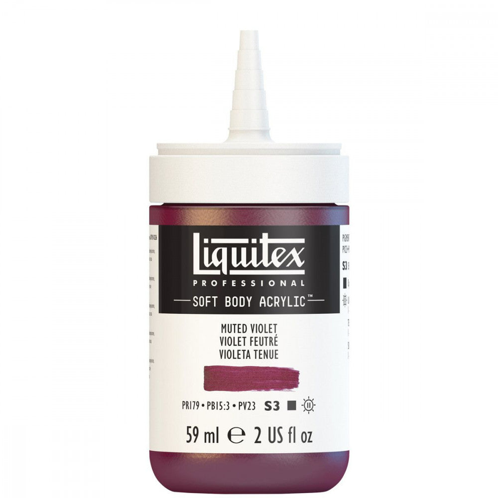 Tinta Acrílica Liquitex Soft Body 59ml S3 502 Muted Violet