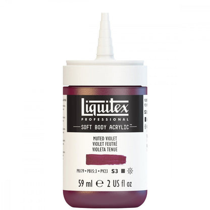Tinta Acrílica Liquitex Soft Body 59ml S3 502 Muted Violet