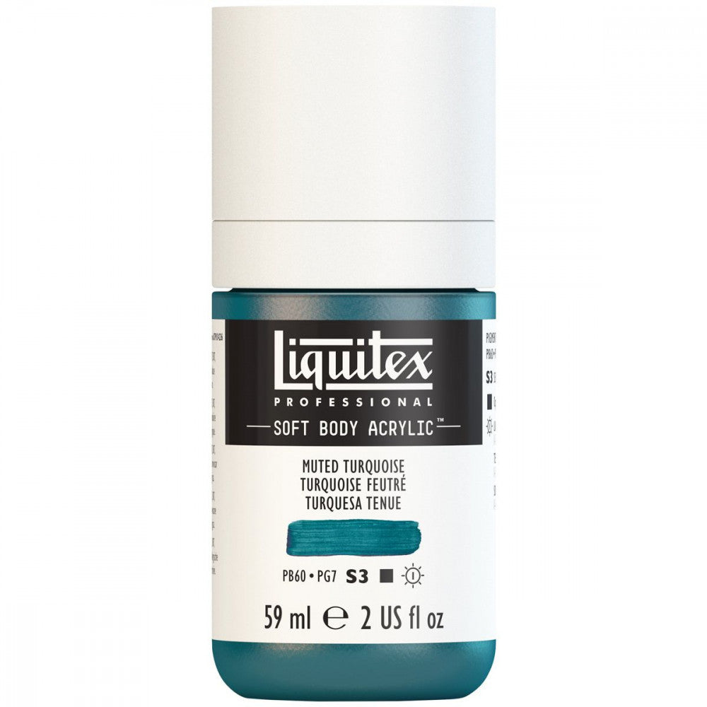 Tinta Acrílica Liquitex Soft Body 59ml S3 503 Muted Turquoise