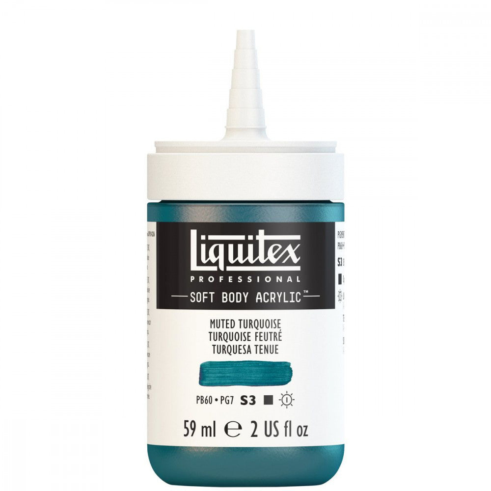 Tinta Acrílica Liquitex Soft Body 59ml S3 503 Muted Turquoise