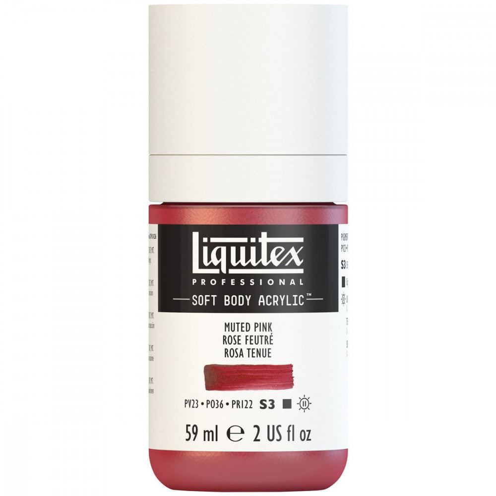 Tinta Acrílica Liquitex Soft Body 59ml S3 504 Muted Pink