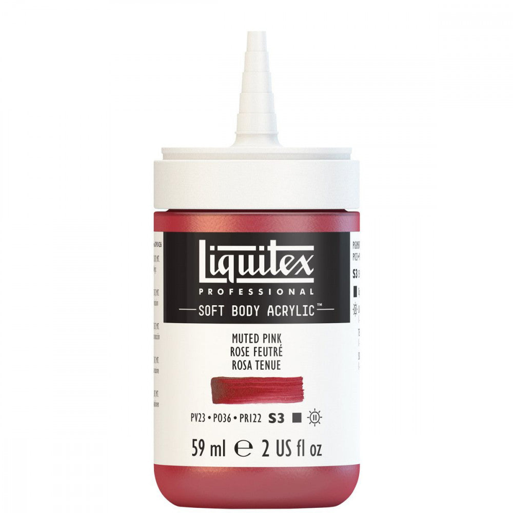 Tinta Acrílica Liquitex Soft Body 59ml S3 504 Muted Pink