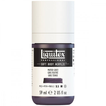 Tinta Acrílica Liquitex Soft Body 59ml S3 505 Muted Grey