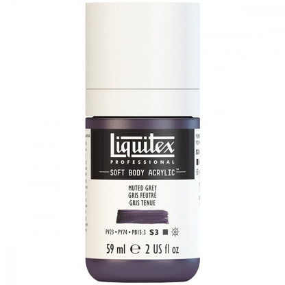 Tinta Acrílica Liquitex Soft Body 59ml S3 505 Muted Grey