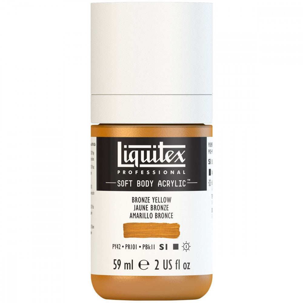 Tinta Acrílica Liquitex Soft Body 59ml S1 530 Bronze Yellow