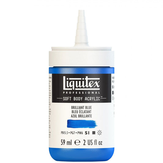 Tinta Acrílica Liquitex Soft Body 59ml S1 570 Brilliant Blue