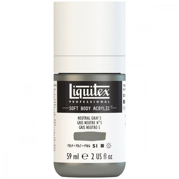 Tinta Acrílica Liquitex Soft Body 59ml S1 599 Neutral Gray 5