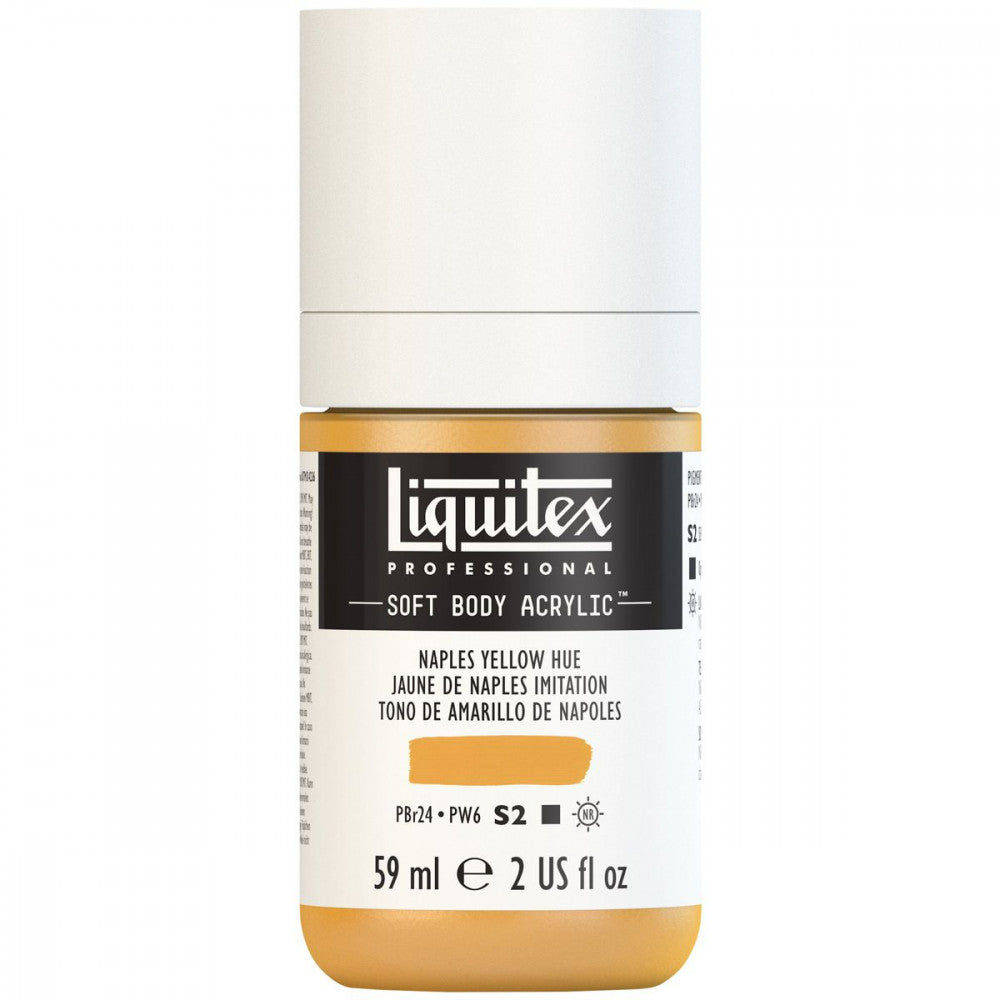 Tinta Acrílica Liquitex Soft Body 59ml S2 601 Naples Yellow Hue