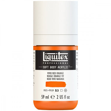 Tinta Acrílica Liquitex Soft Body 59ml S3 620 Vivid Red Orange