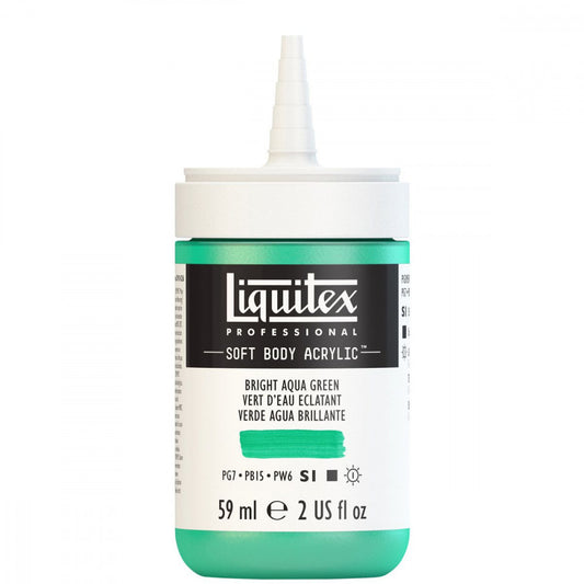 Tinta Acrílica Liquitex Soft Body 59ml S1 660 Bright Aqua Green