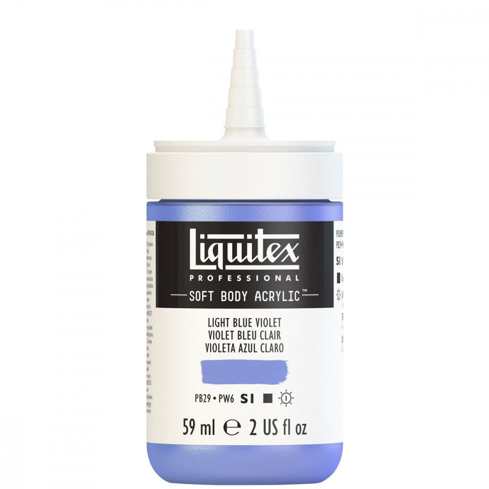 Tinta Acrílica Liquitex Soft Body 59ml S1 680 Light Blue Violet