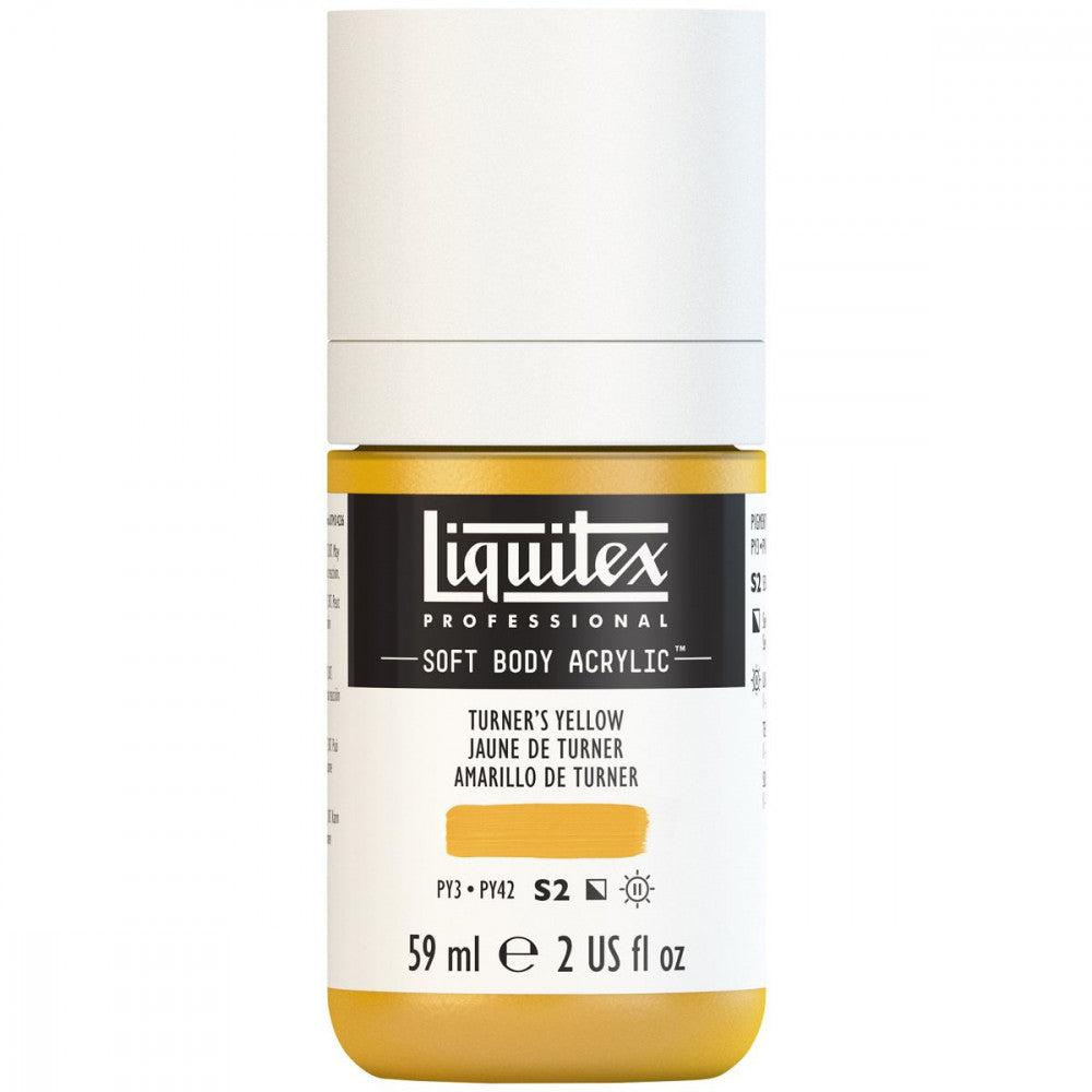 Tinta Acrílica Liquitex Soft Body 59ml S2 730 Turnes Yellow