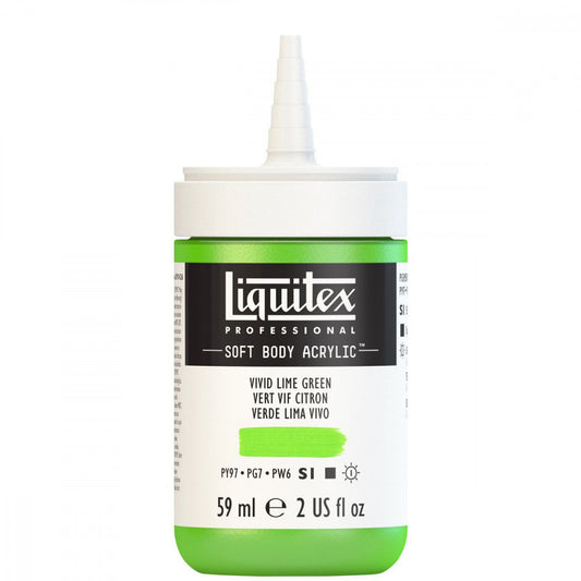 Tinta Acrílica Liquitex Soft Body 59ml S1 740 Vivid Lime Green