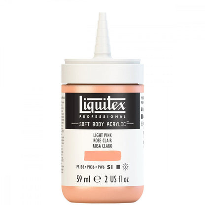 Tinta Acrílica Liquitex Soft Body 59ml S1 810 Light Pink