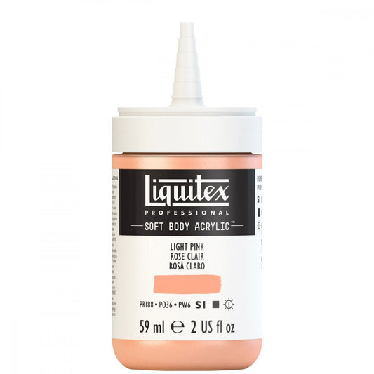 Tinta Acrílica Liquitex Soft Body 59ml S1 810 Light Pink