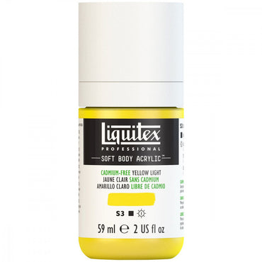 Tinta Acrílica Liquitex Soft Body 59ml S3 889 Cadmium Free Yellow Light