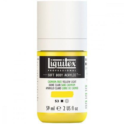 Tinta Acrílica Liquitex Soft Body 59ml S3 889 Cadmium Free Yellow Light