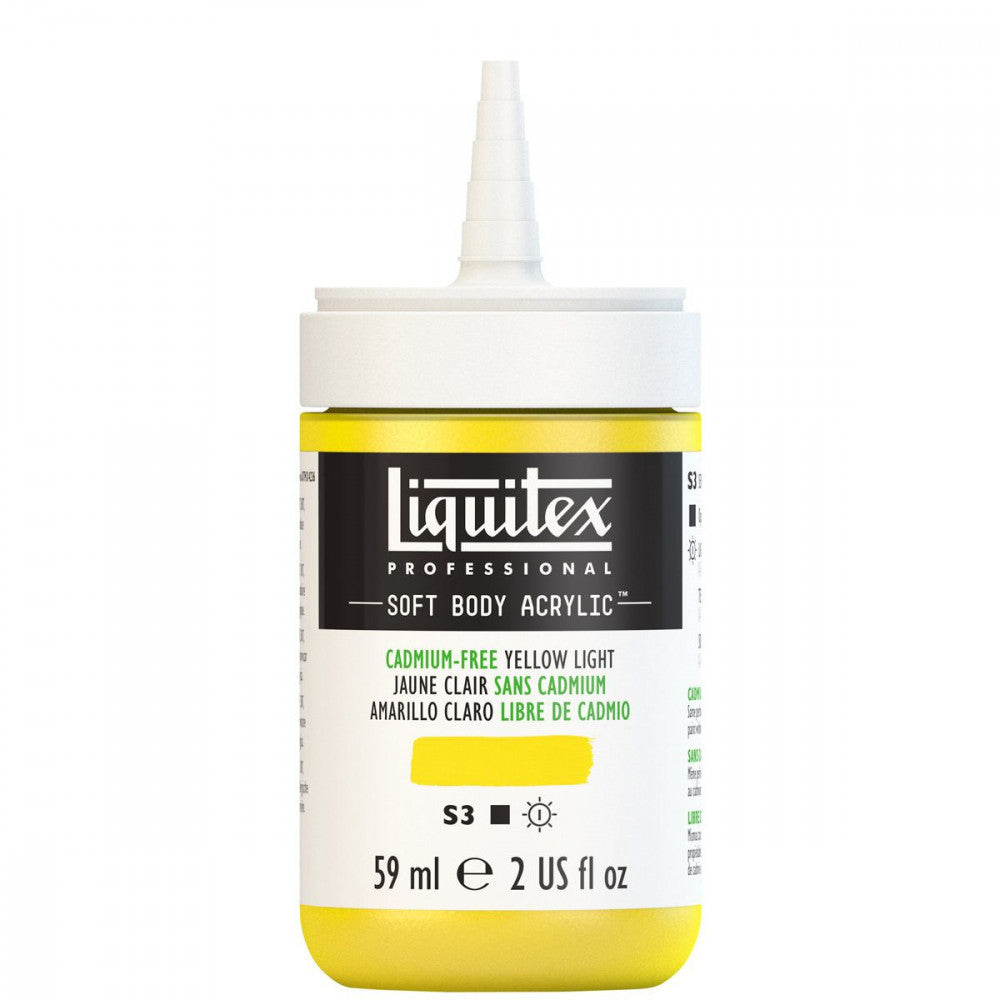 Tinta Acrílica Liquitex Soft Body 59ml S3 889 Cadmium Free Yellow Light