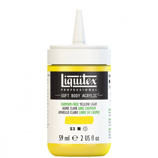 Tinta Acrílica Liquitex Soft Body 59ml S3 889 Cadmium Free Yellow Light