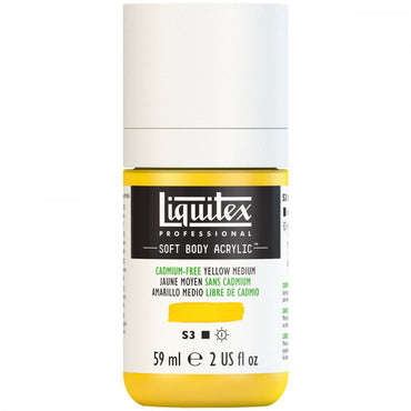 Tinta Acrílica Liquitex Soft Body 59ml S3 890 Cadmium Free Yellow Med
