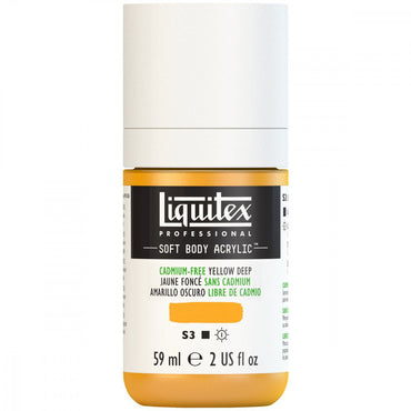 Tinta Acrílica Liquitex Soft Body 59ml S3 891 Cadmium Free Yellow Deep