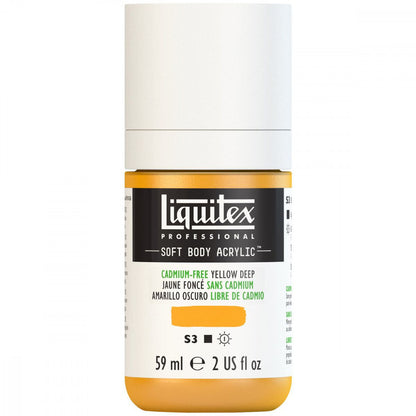 Tinta Acrílica Liquitex Soft Body 59ml S3 891 Cadmium Free Yellow Deep