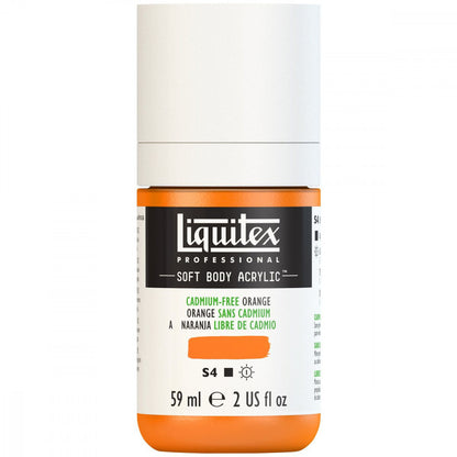 Tinta Acrílica Liquitex Soft Body 59ml S4 892 Cadmium Free Orange