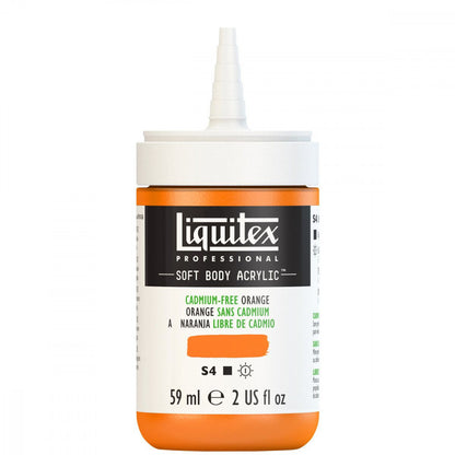 Tinta Acrílica Liquitex Soft Body 59ml S4 892 Cadmium Free Orange