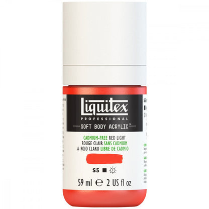 Tinta Acrílica Liquitex Soft Body 59ml S5 893 Cadmium Free Red Light