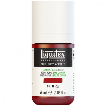 Tinta Acrílica Liquitex Soft Body 59ml S4 895 Cadmium Free Red Deep