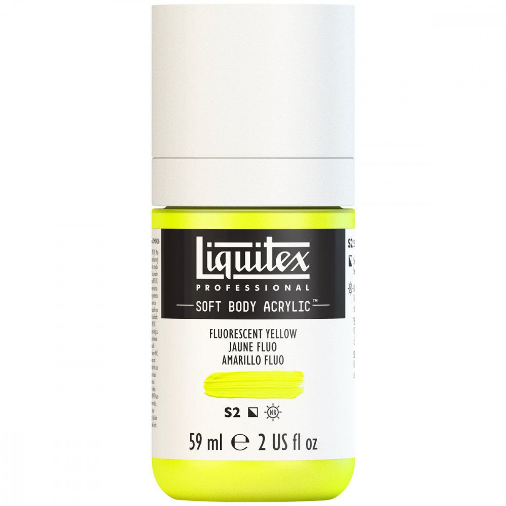 Tinta Acrílica Liquitex Soft Body 59ml S2 981 Fluorescent Yellow