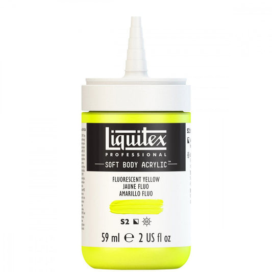 Tinta Acrílica Liquitex Soft Body 59ml S2 981 Fluorescent Yellow