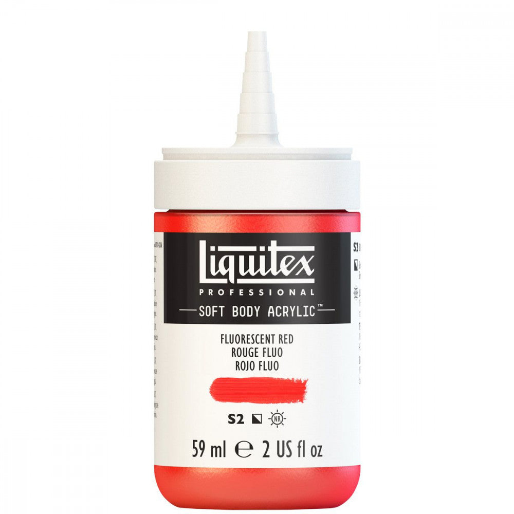 Tinta Acrílica Liquitex Soft Body 59ml S2 983 Fluorescent Red