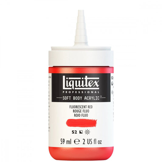 Tinta Acrílica Liquitex Soft Body 59ml S2 983 Fluorescent Red