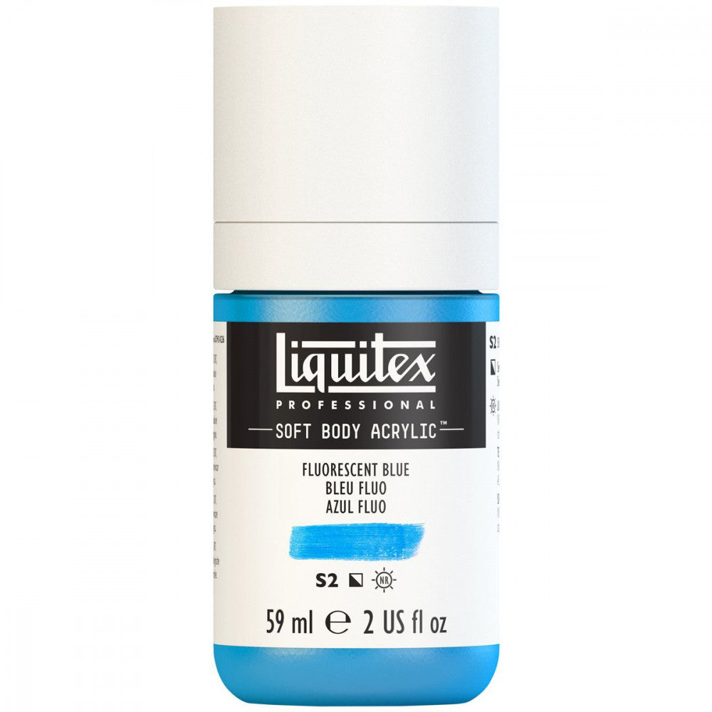 Tinta Acrílica Liquitex Soft Body 59ml S2 984 Fluorescent Blue