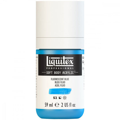 Tinta Acrílica Liquitex Soft Body 59ml S2 984 Fluorescent Blue
