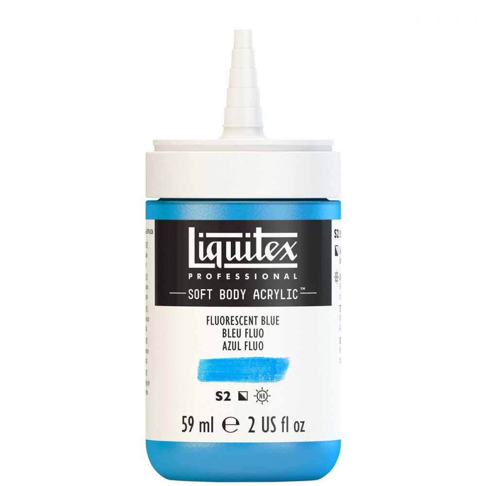 Tinta Acrílica Liquitex Soft Body 59ml S2 984 Fluorescent Blue