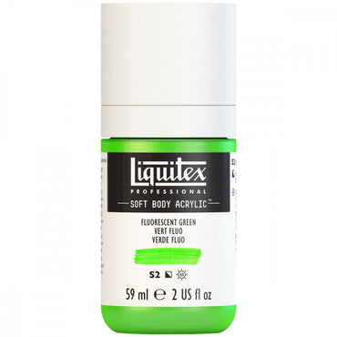Tinta Acrílica Liquitex Soft Body 59ml S2 985 Fluorescent Green