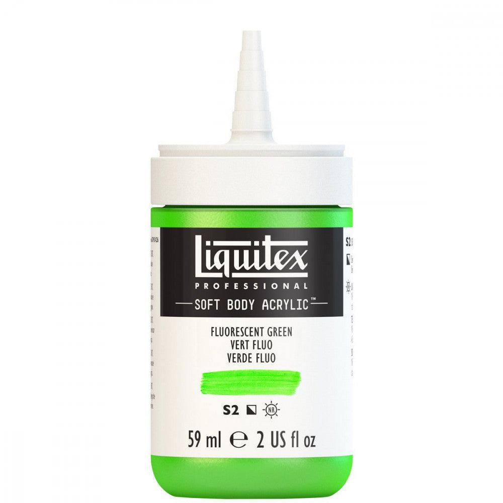 Tinta Acrílica Liquitex Soft Body 59ml S2 985 Fluorescent Green